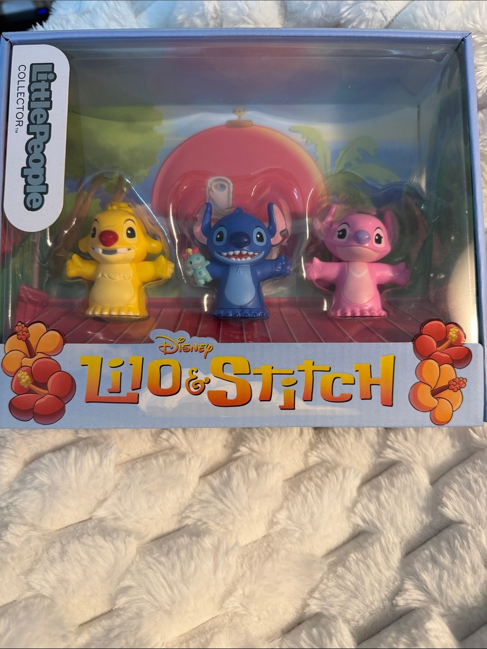 Disney Lilo & Stitch Little People 3-Figure Set - Blue, Pink, Yellow